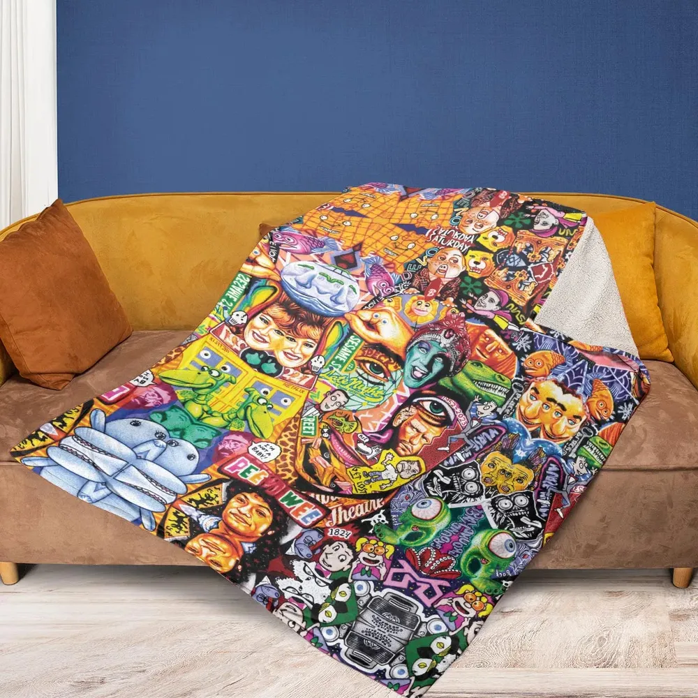 Scavenger Hunt Pee Wee Herman Fleece Blanket - 2