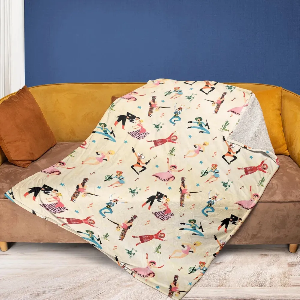 Annie Get Your Gun Characters Fleece Blanket - 2