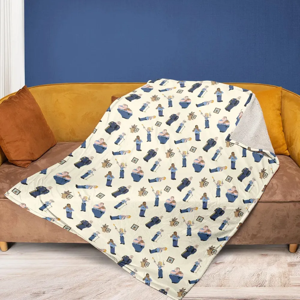 Cop Comedy Paradise Pd Fleece Blanket - 2