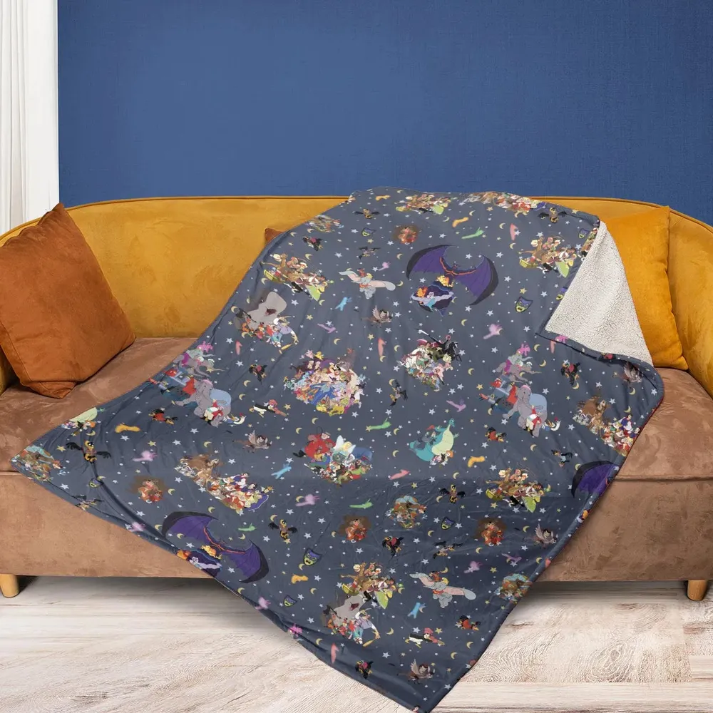 Classic Cartoon 1937-1949 Fleece Blanket - 2