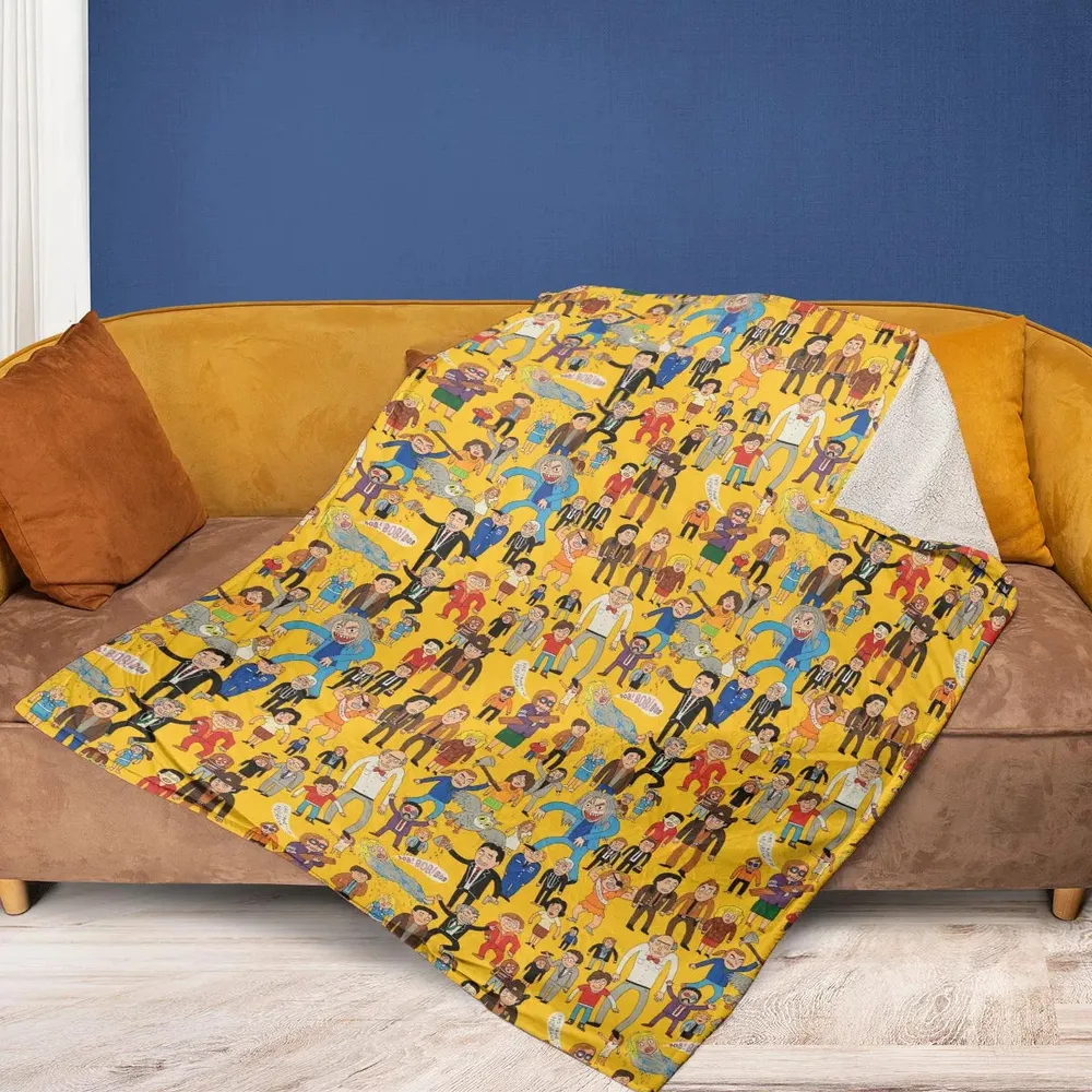 Lynch Vibes Twin Peaks Fleece Blanket - 2