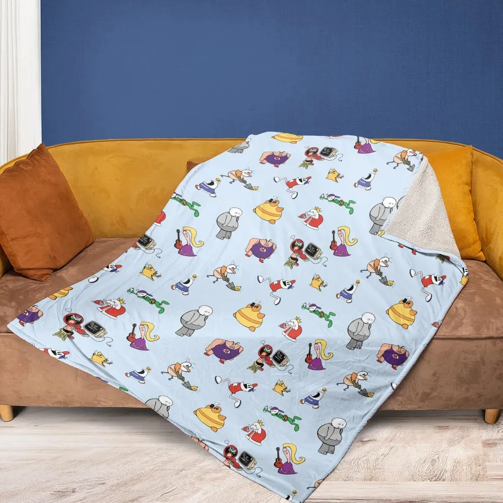 Retro Webtoon Homestar Fleece Blanket - 2