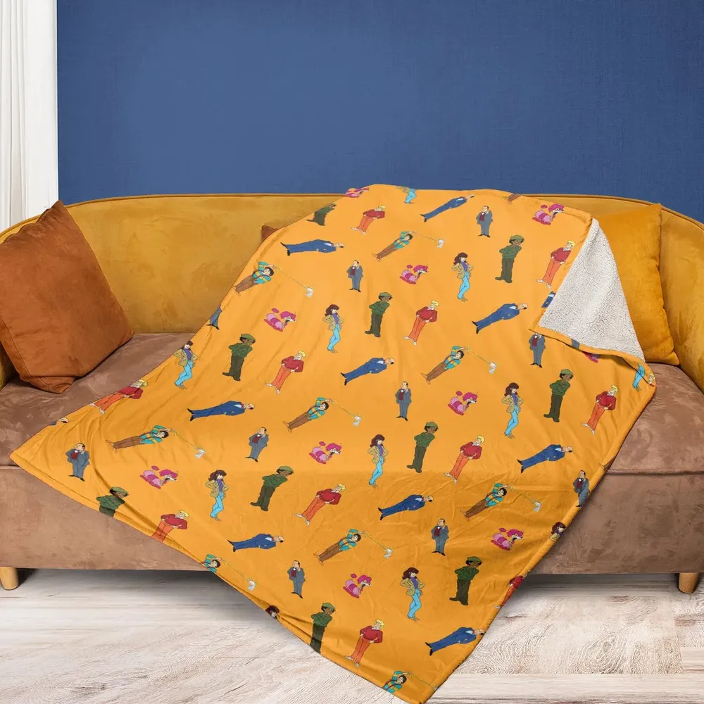 Mork Madness Mork and Mindy Fleece Blanket - 2
