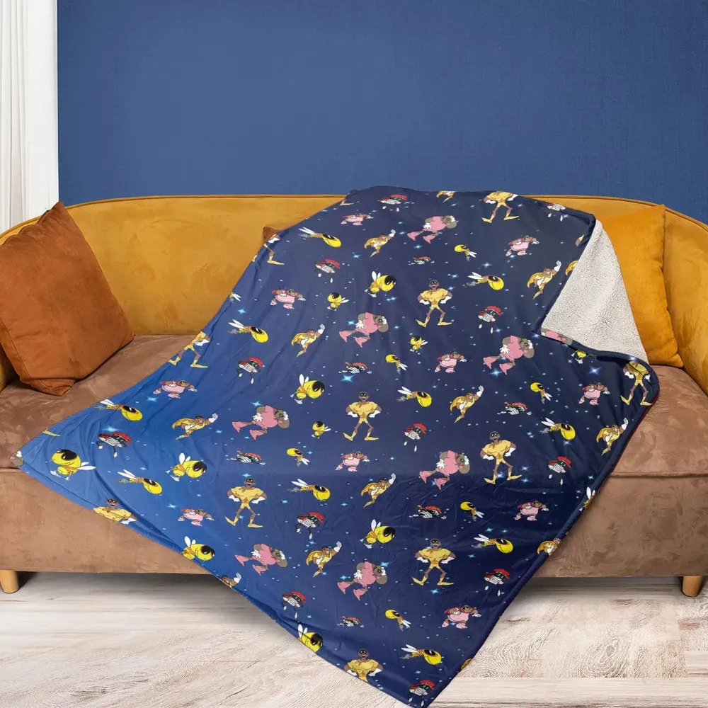 Brown Hornet characters Fleece Blanket - 2