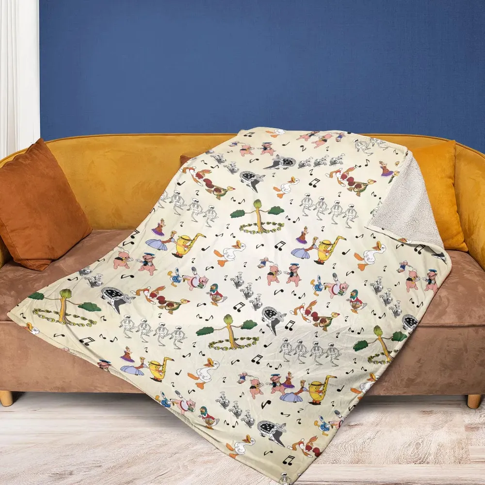 The Silly Symphony Characters Fleece Blanket - 2