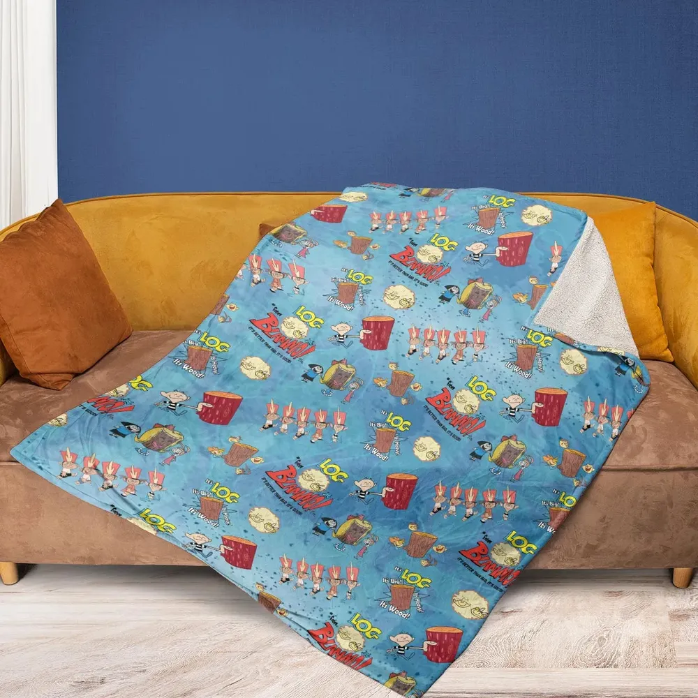 It's Log It's Big It's Heavy Fleece Blanket - 2