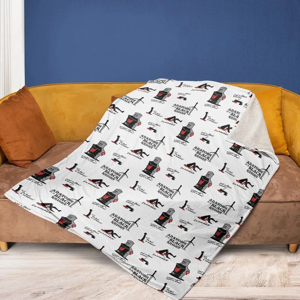 Tis but a scratch Black Knight Monty Python And The Holy Grail Fleece Blanket - 2