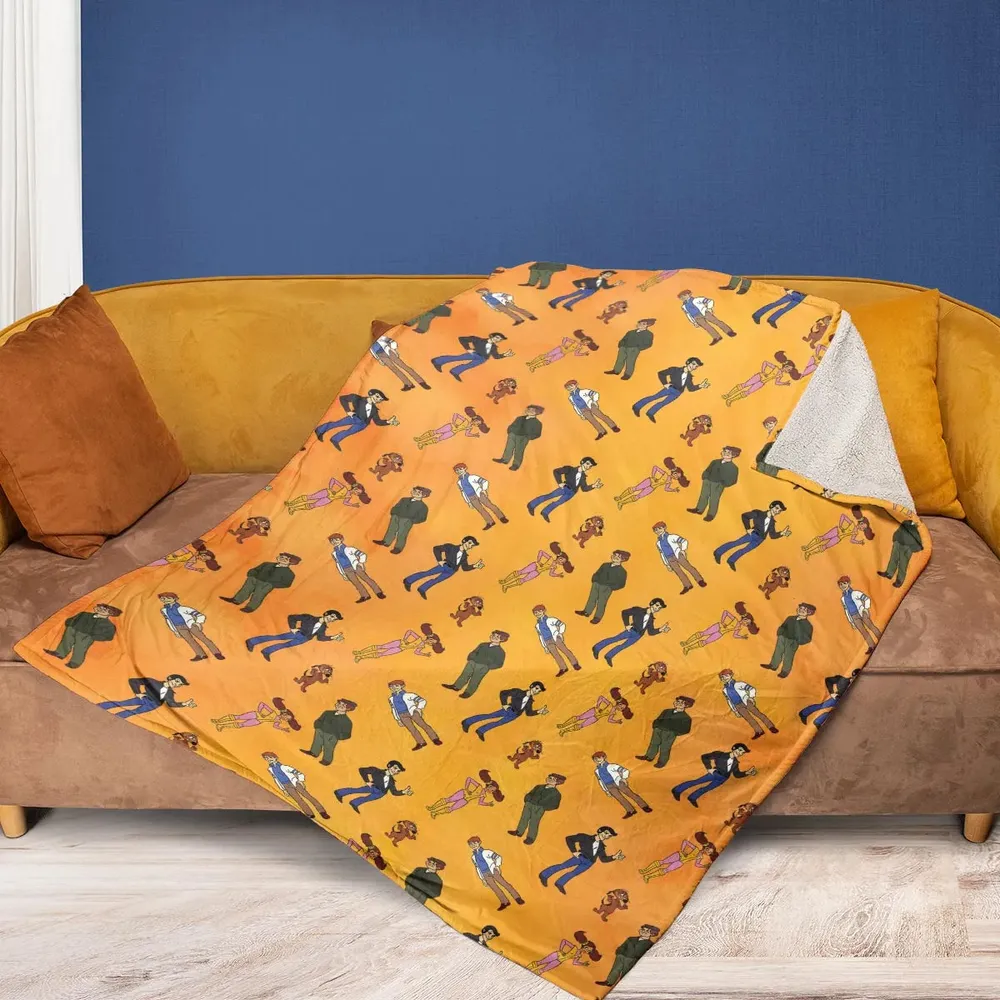 The Fonz and the Happy Days Gang Fleece Blanket - 2
