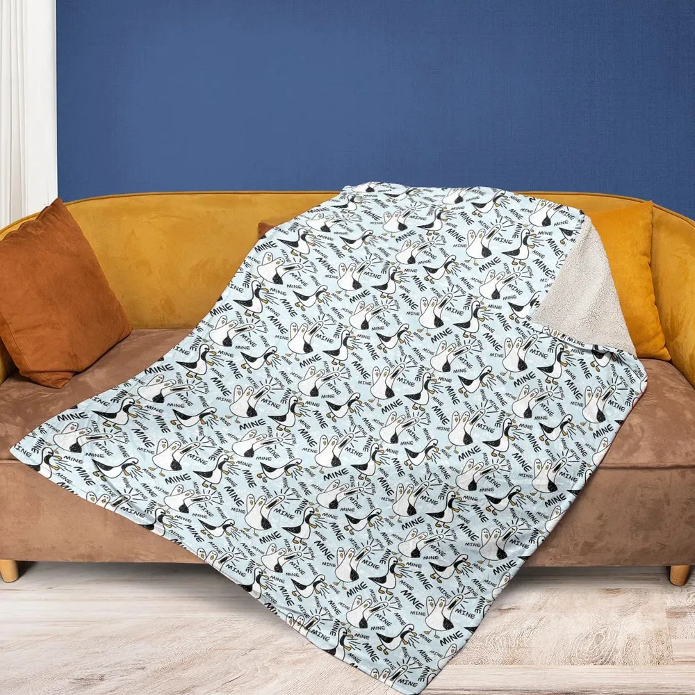 Mine Mine Mine Seagulls Fleece Blanket - 2
