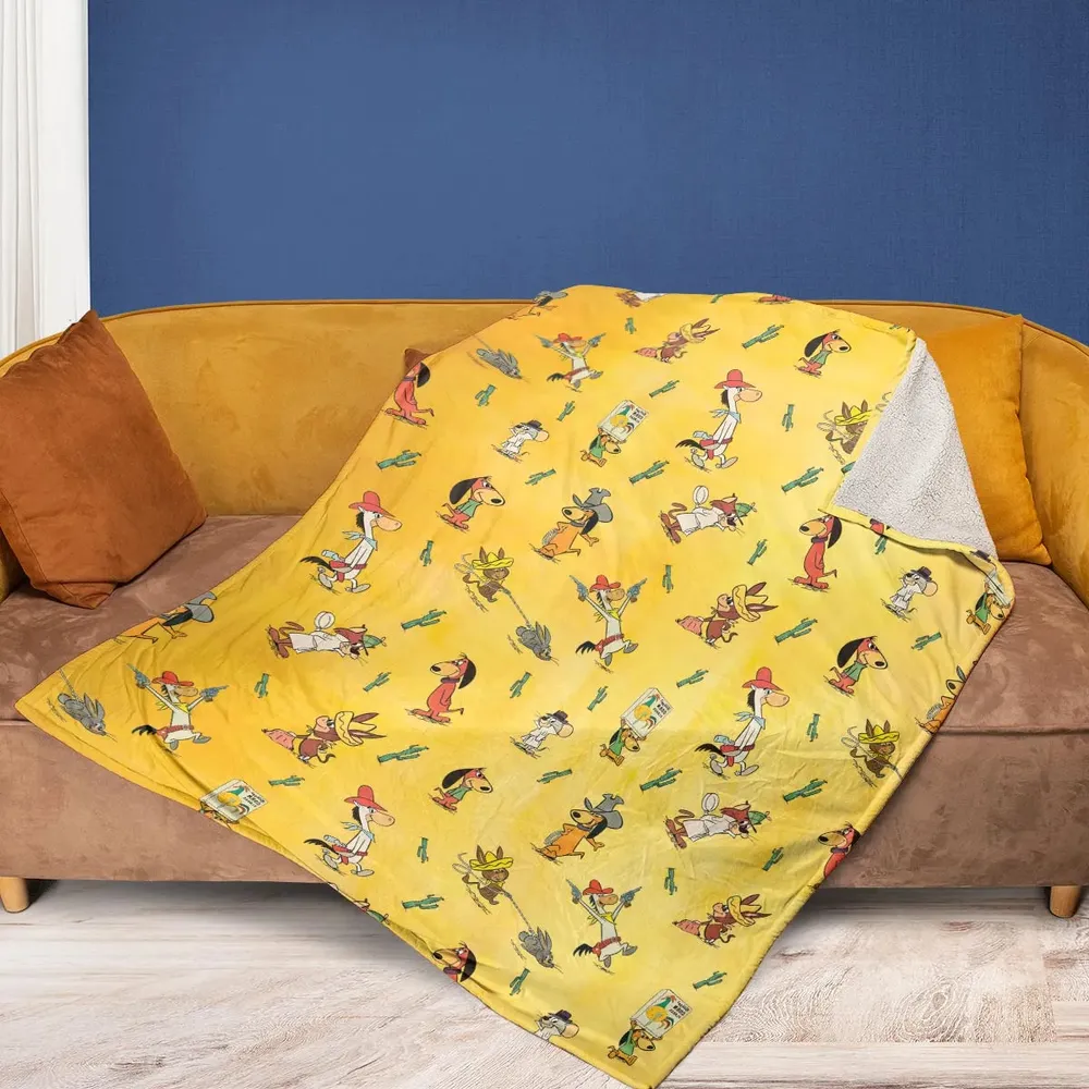 The Quick Draw McGraw Show Characters Fleece Blanket - 2