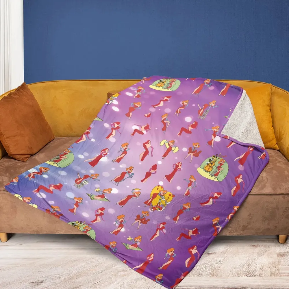 Red Hot Jessica Rabbit Who Framed Roger Rabbit Fleece Blanket - 2