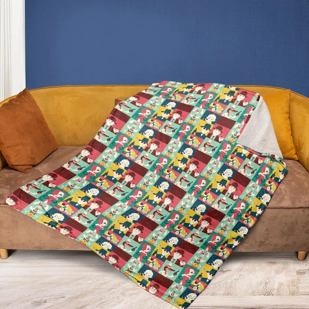 Toontown Threads Who Framed Roger Rabbit Fleece Blanket - 2