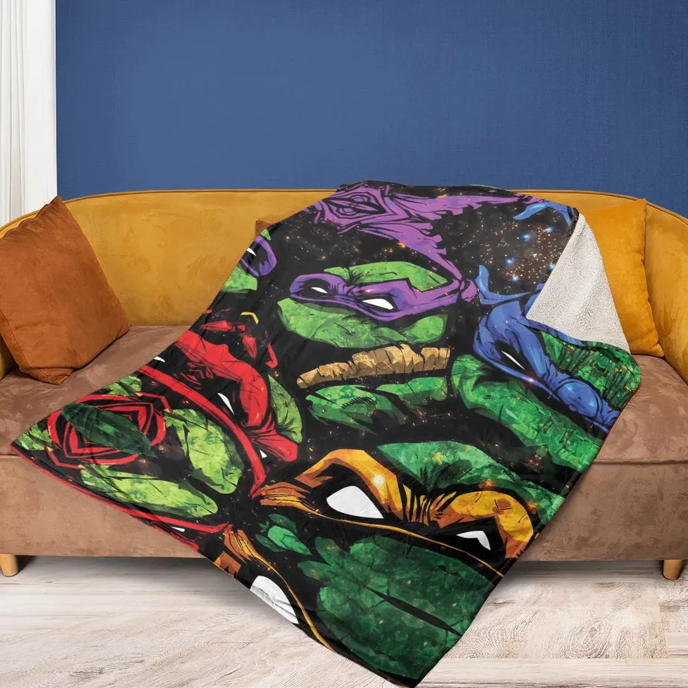 Four Ninja Turtles TMNT Fleece Blanket - 2