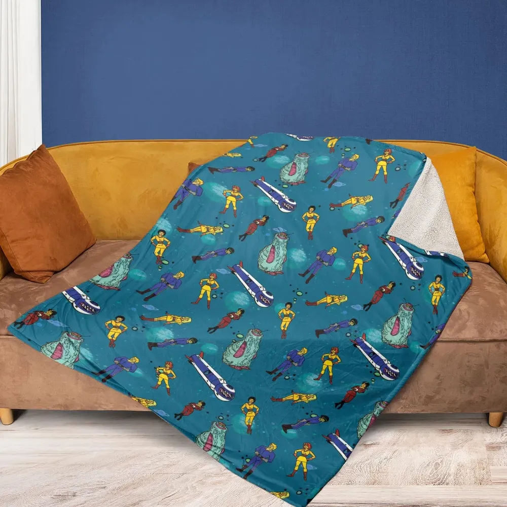 Josie And The Pussy Cats in Outer Space Fleece Blanket - 2