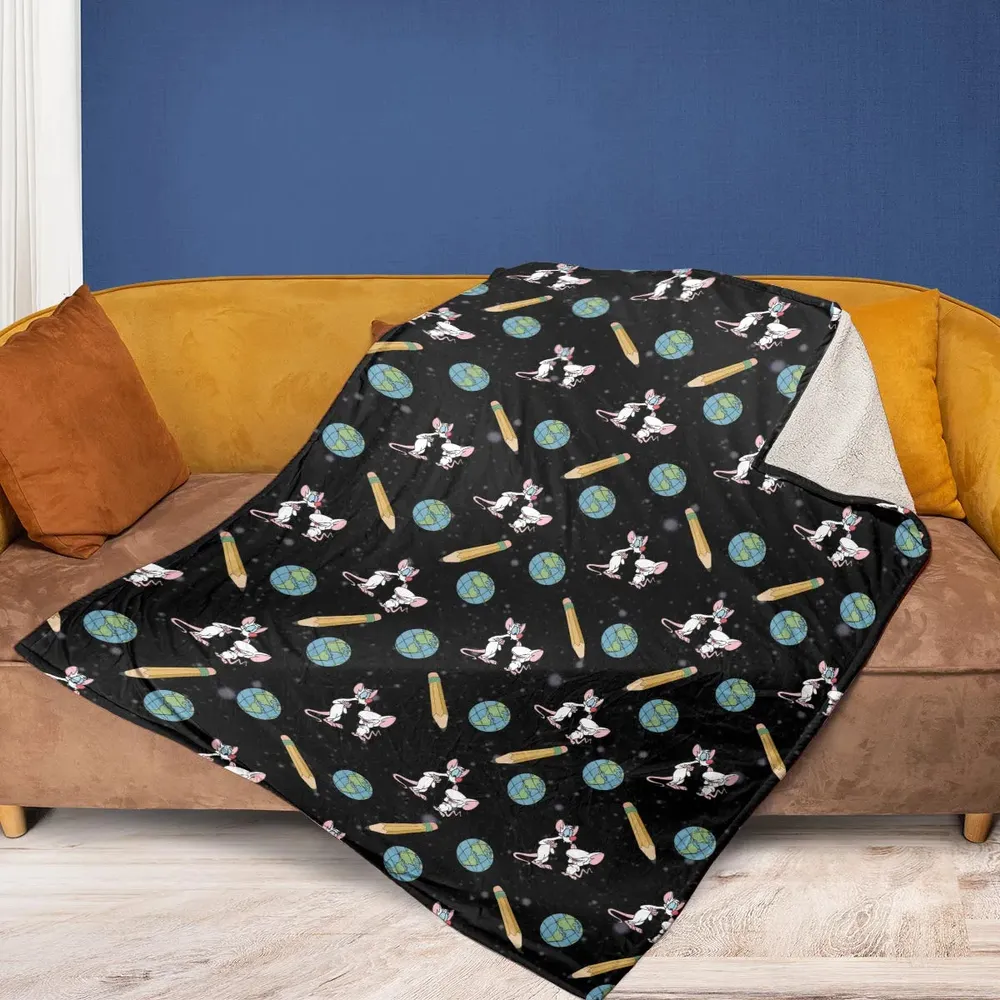 Geek Drip Pinky and The Brain Fleece Blanket - 2