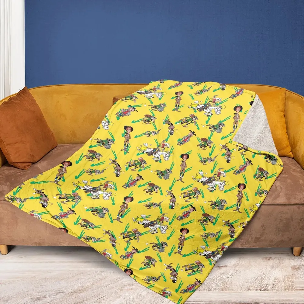 Dead End City Lucky Luke Fleece Blanket - 2