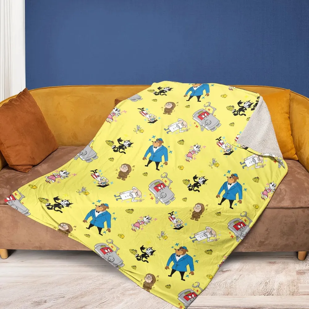 Felix The Cat Characters Fleece Blanket - 2