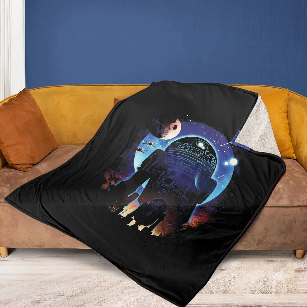 Droid Night Star Wars Fleece Blanket - 2