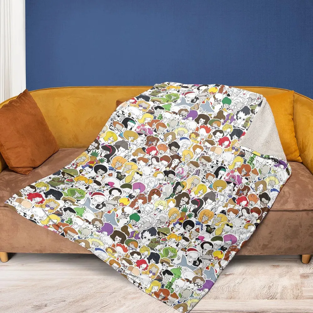 Roger the Alien American Dad Fleece Blanket - 2
