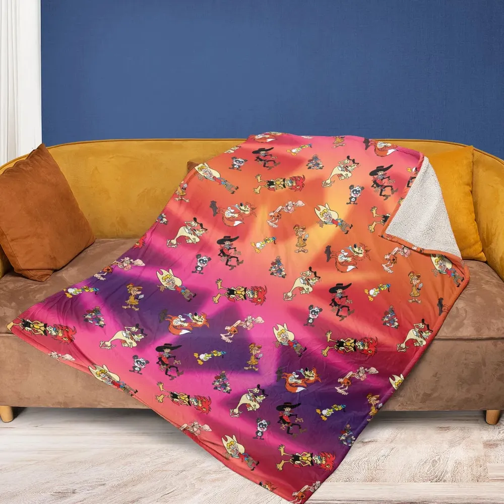 The Wacky World of Tex Avery Characters Fleece Blanket - 2