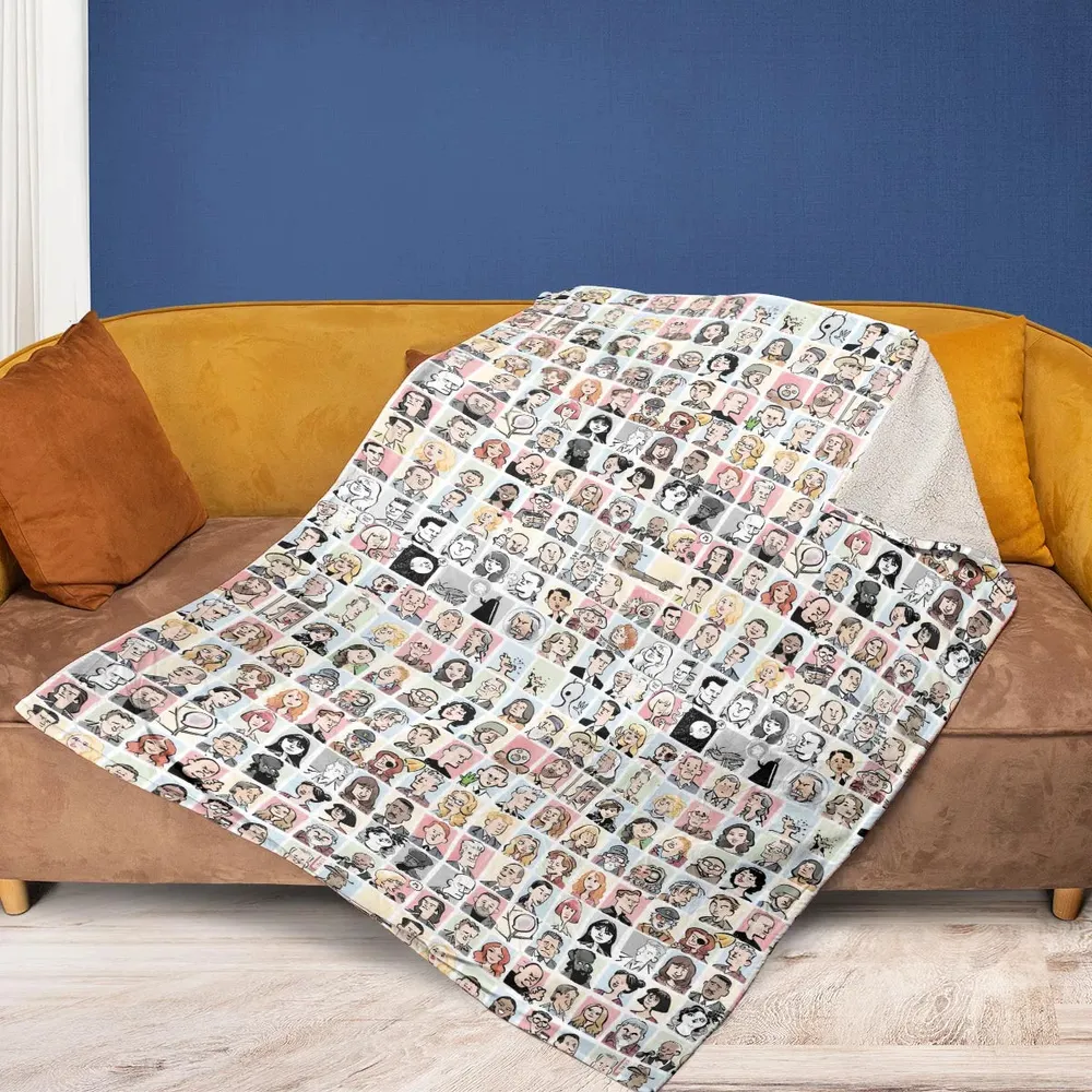 Many Faces of Twin Peaks Fleece Blanket - 2