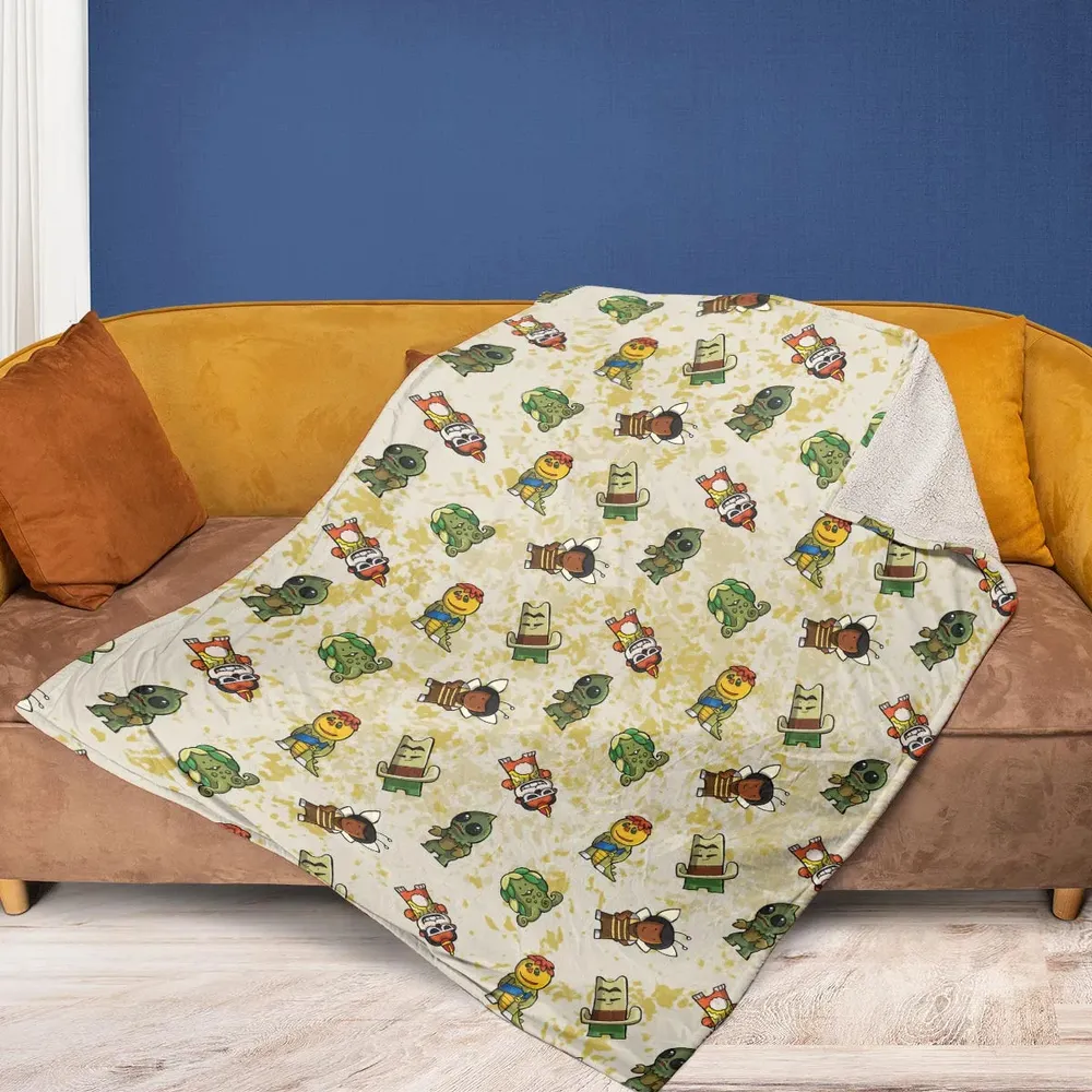 Sid and Marty Krofft Shows Fleece Blanket - 2