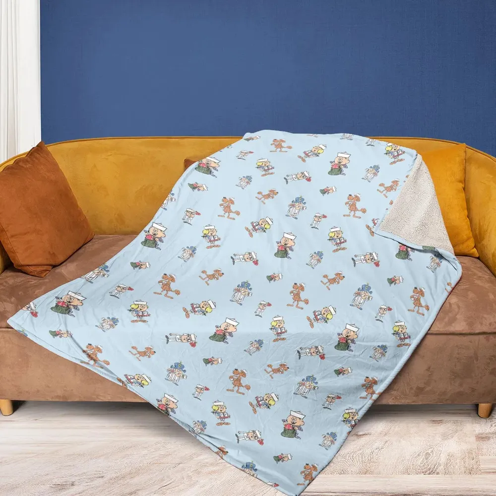 Vintage Crunch Cereal Fleece Blanket - 2