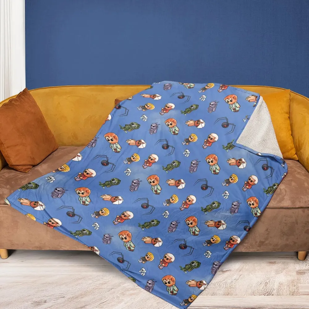 Johnny Quest Pooterbellies Fleece Blanket - 2