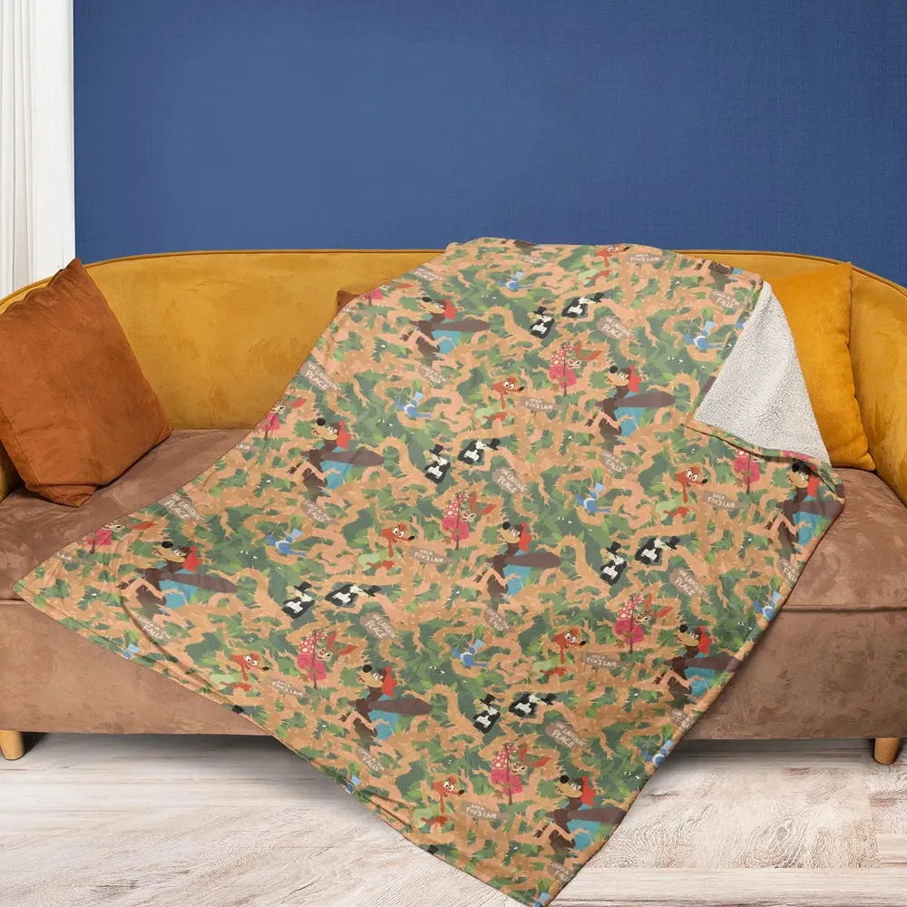 Flowing Down Splash Mountain Fleece Blanket - 2