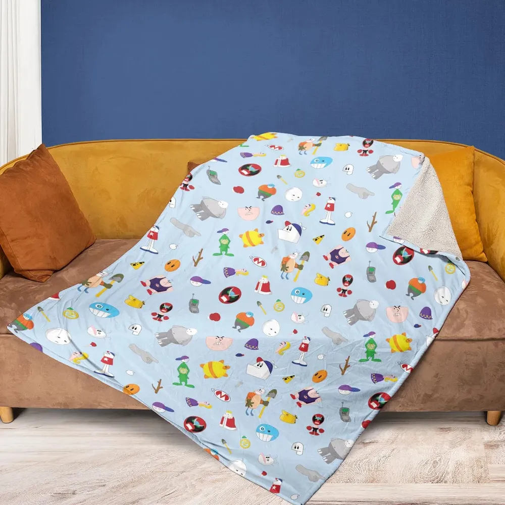 Homestar Runner Main Cast Fleece Blanket - 2
