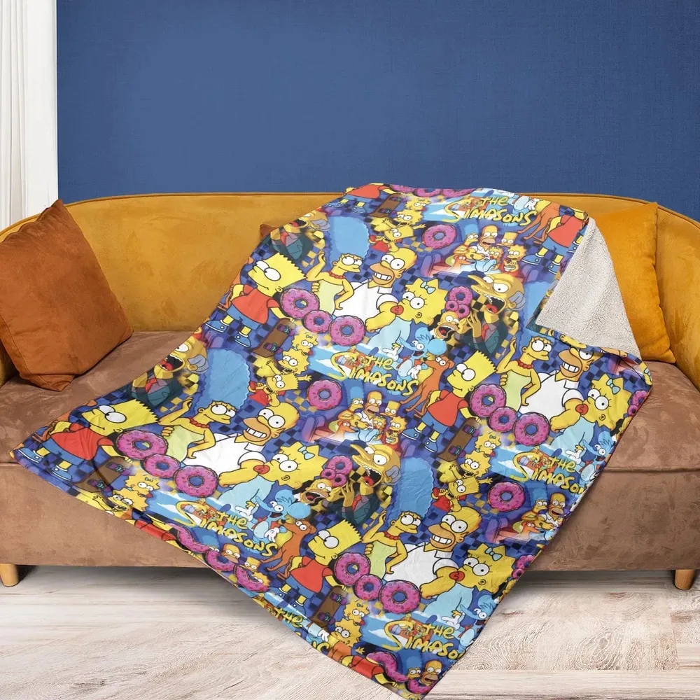 Springfield Swag The Simpsons Fleece Blanket - 2