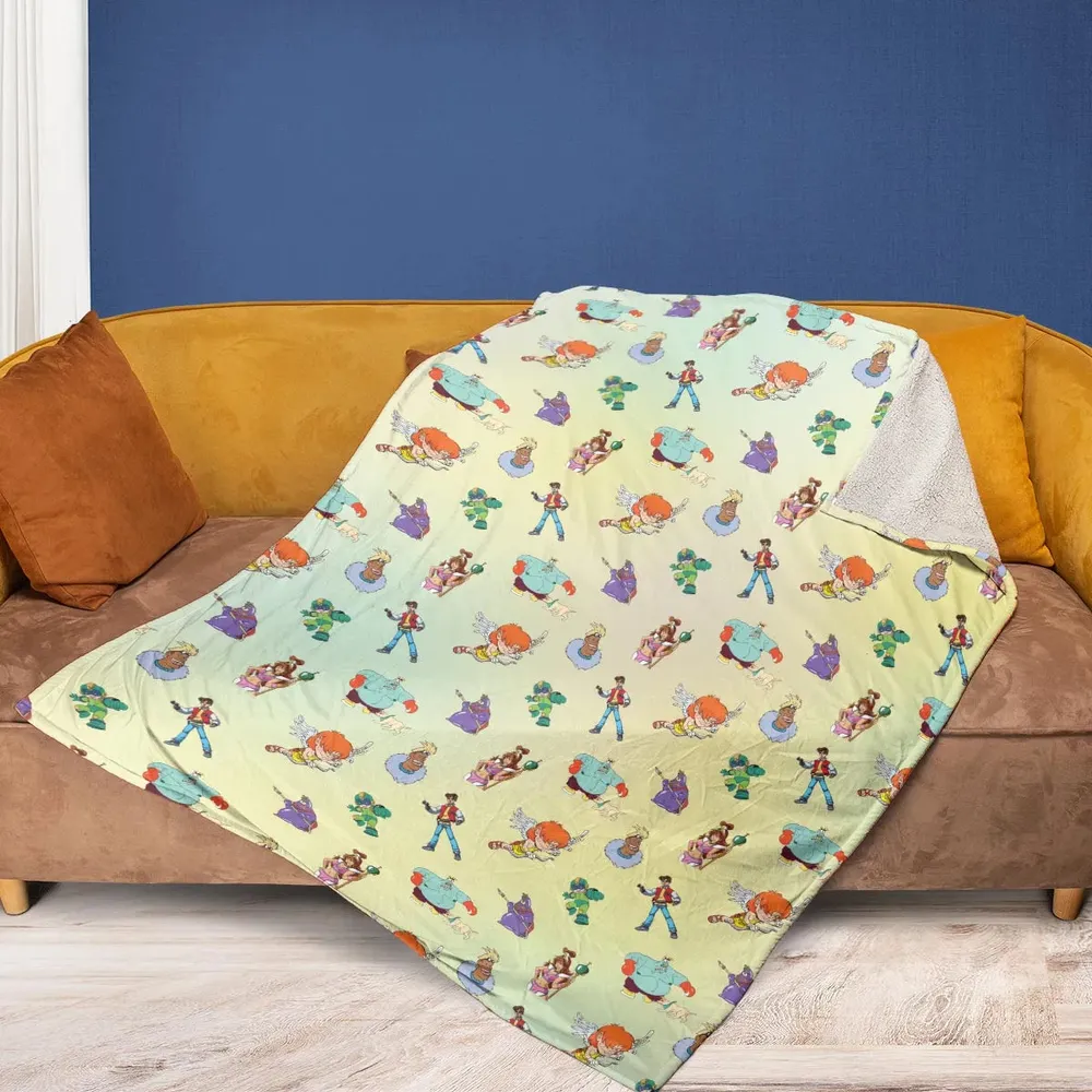 80s Captain N: The Game Master Characters Fleece Blanket - 2