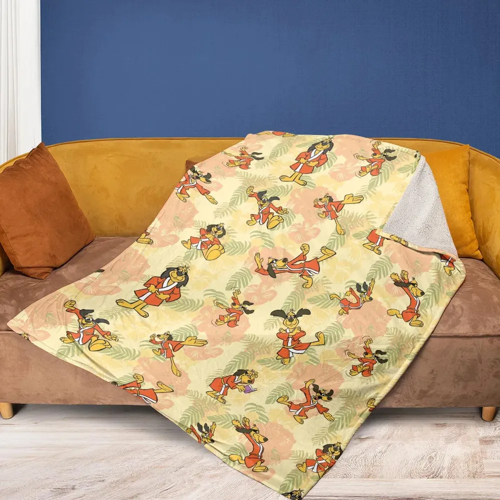Kung Fu Dog Hong Kong Phooey Fleece Blanket - 2