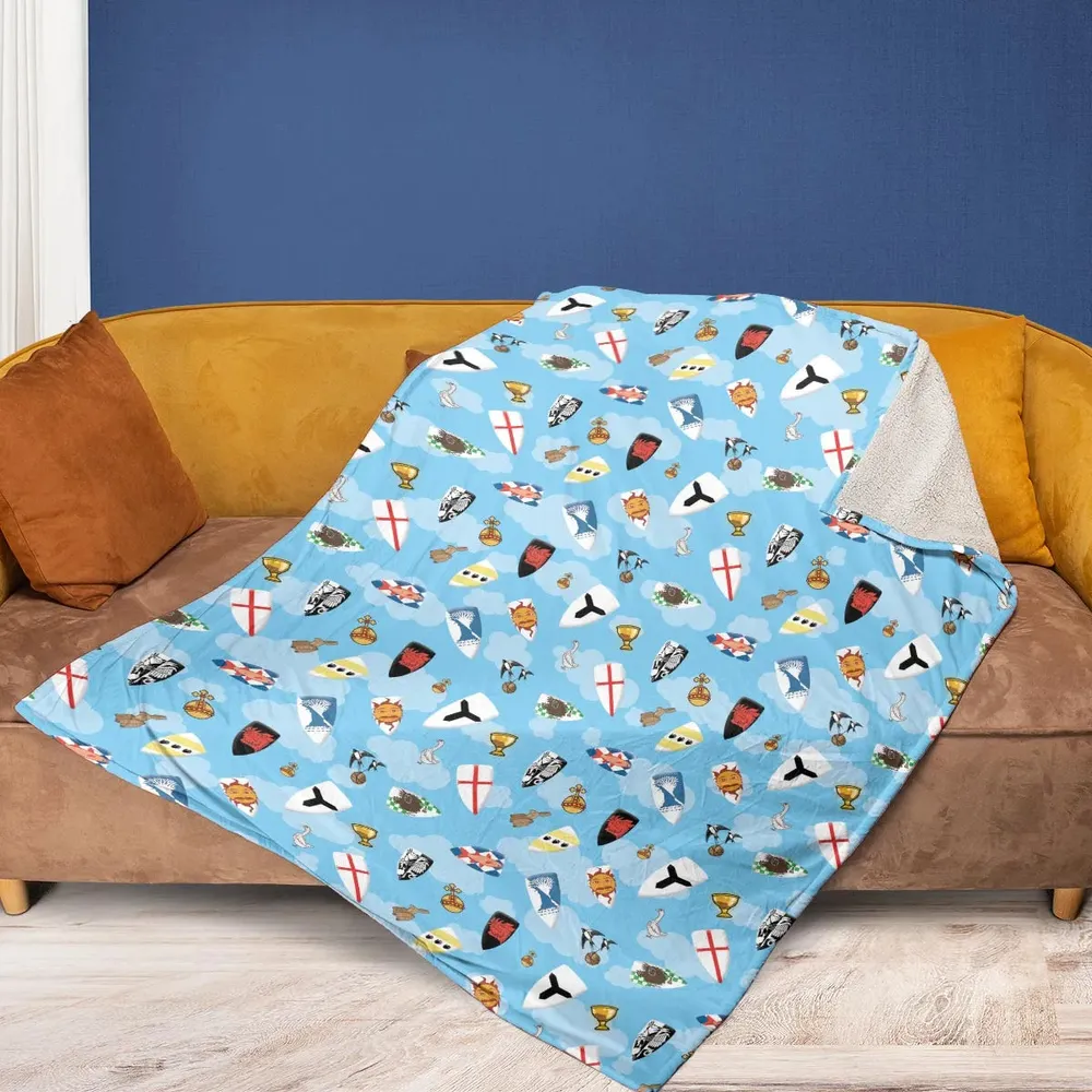 Coat Of Arms Monty Python and the Holy Grail Fleece Blanket - 2