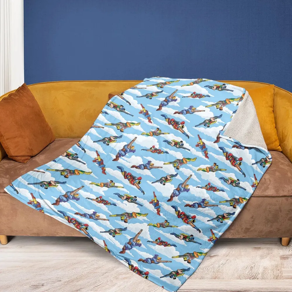 Parody Couples Duo Ambiguously Fleece Blanket - 2