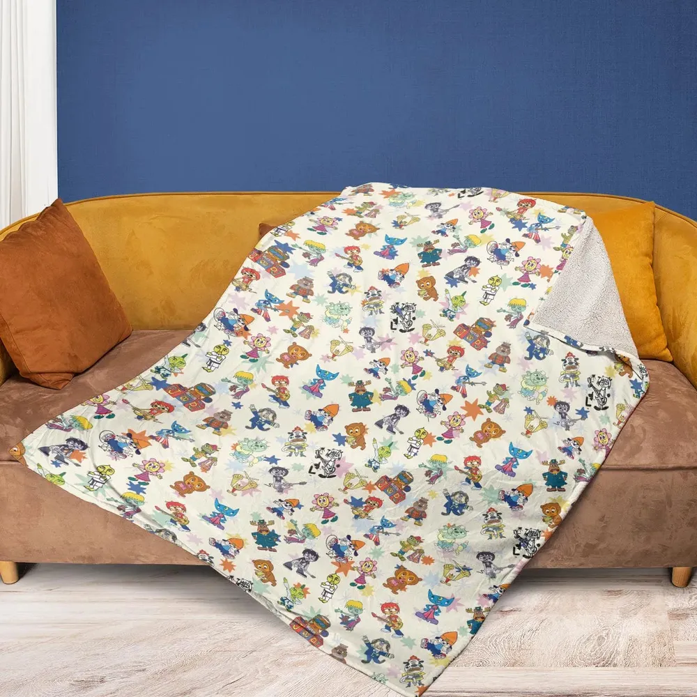 Parappa the Rapper Characters Fleece Blanket - 2