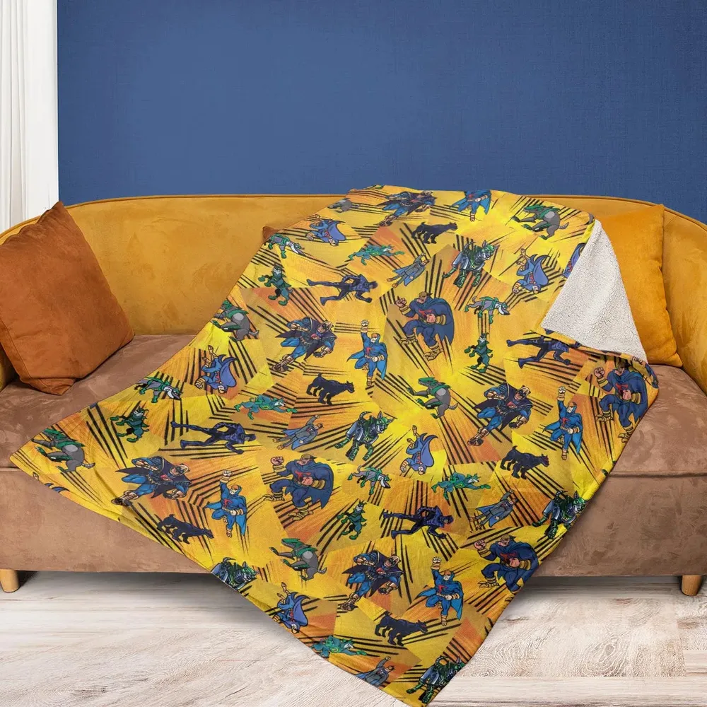 Blue Falcon and Dynomutt Fleece Blanket - 2
