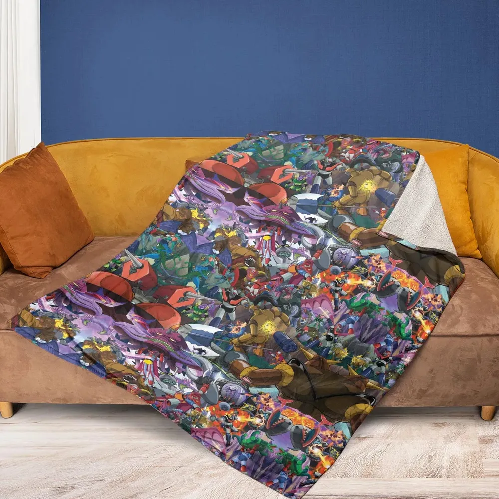 Shogun Warriors Battle Fleece Blanket - 2