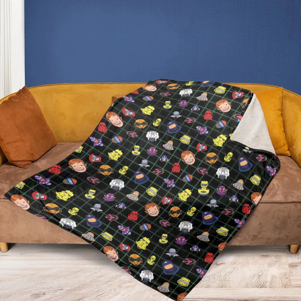 Retro 80s M.A.S.K Cartoon Fleece Blanket - 2