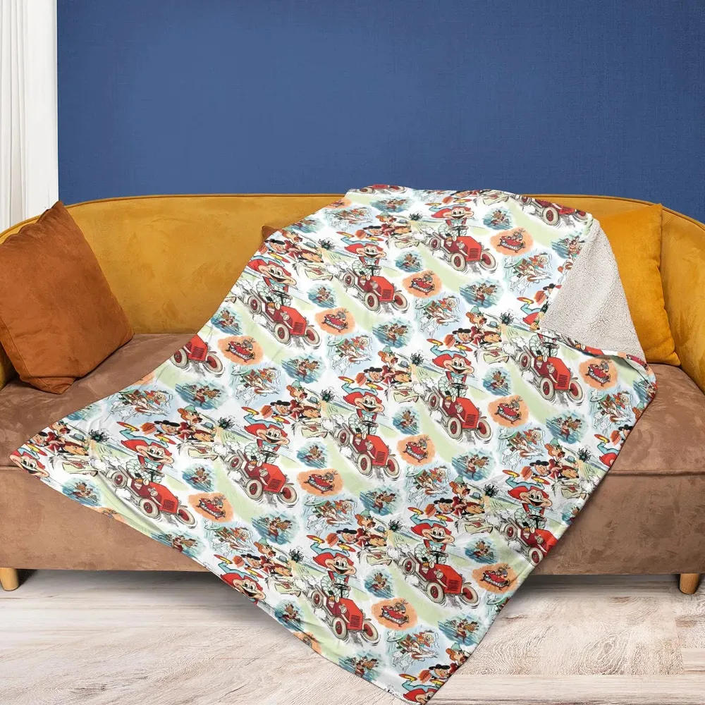Wind in the Willows Characters Fleece Blanket - 2