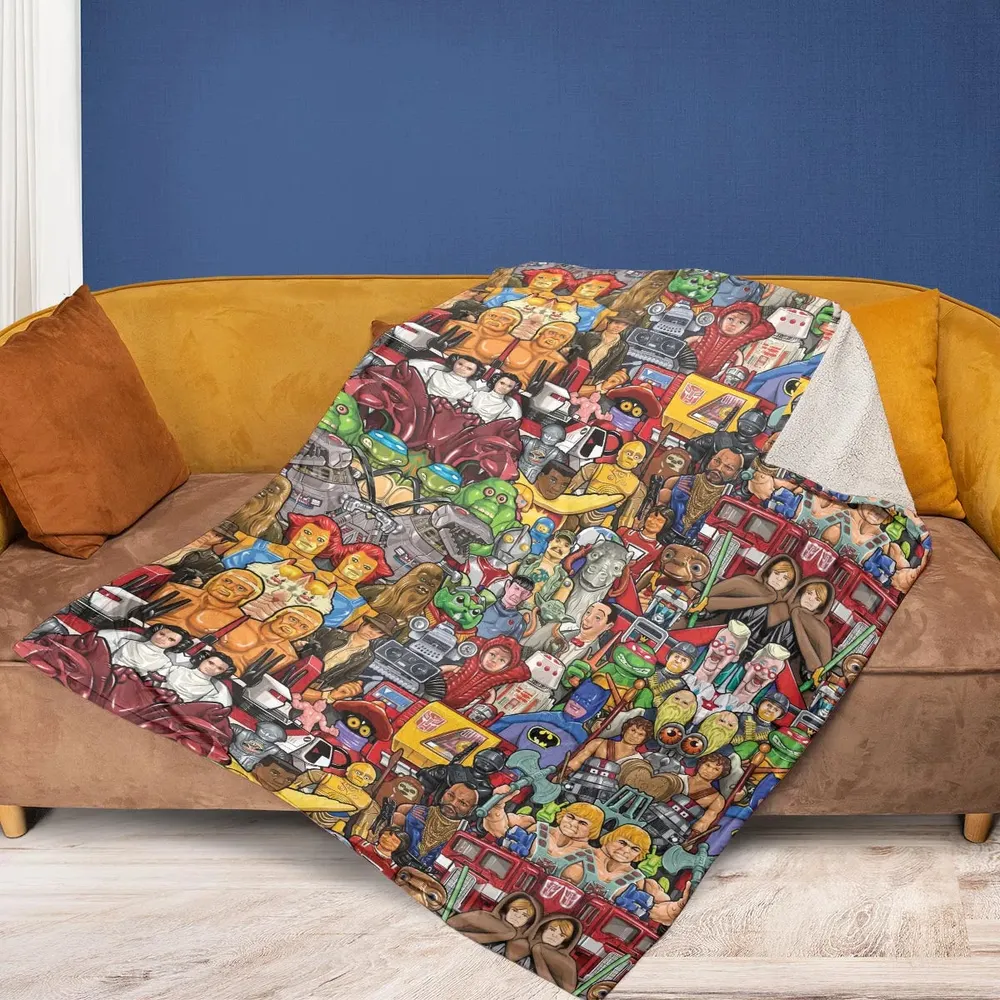 The Best Obscure 80s Toy Lines Fleece Blanket - 2