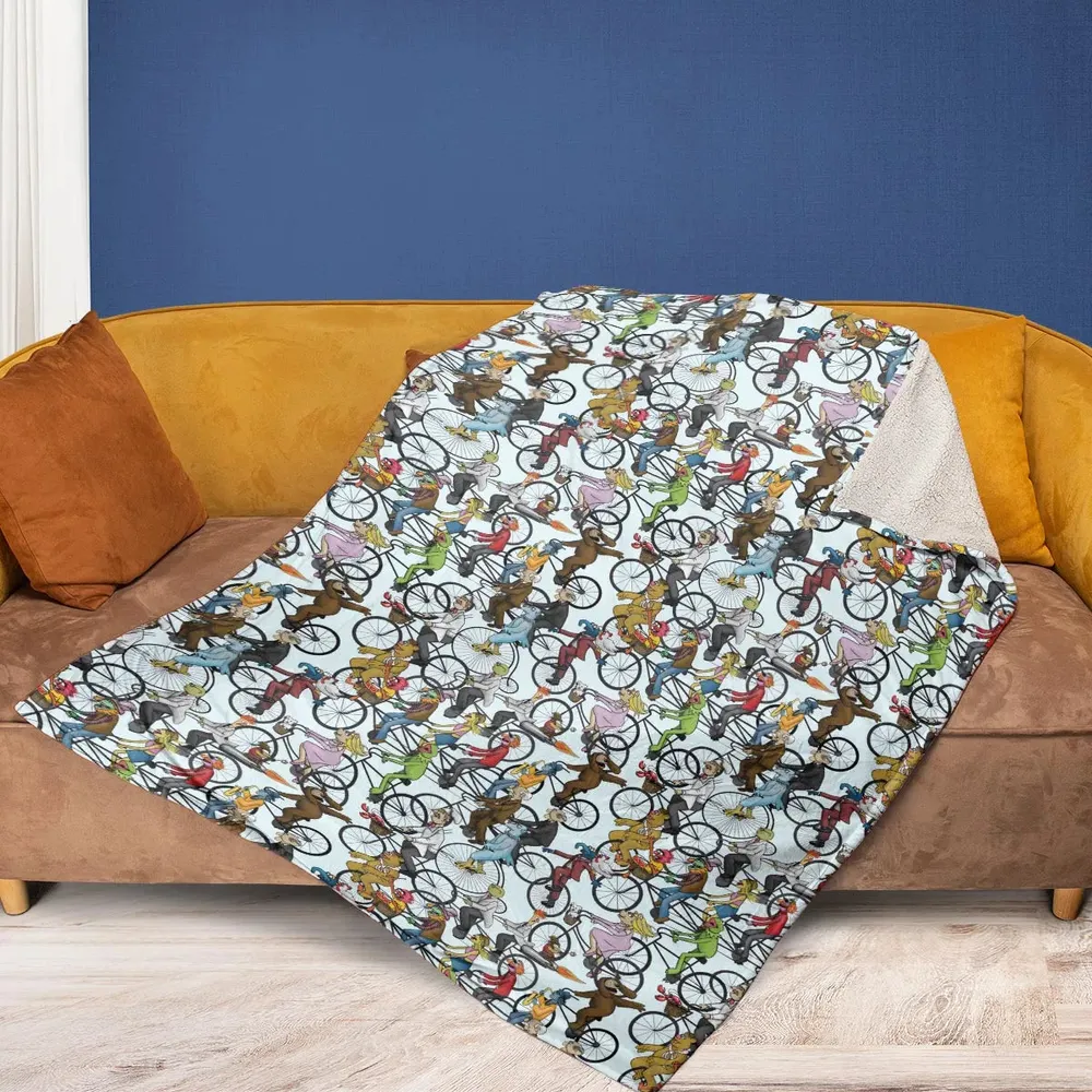 Tour De Muppet The Muppet Movie Fleece Blanket - 2