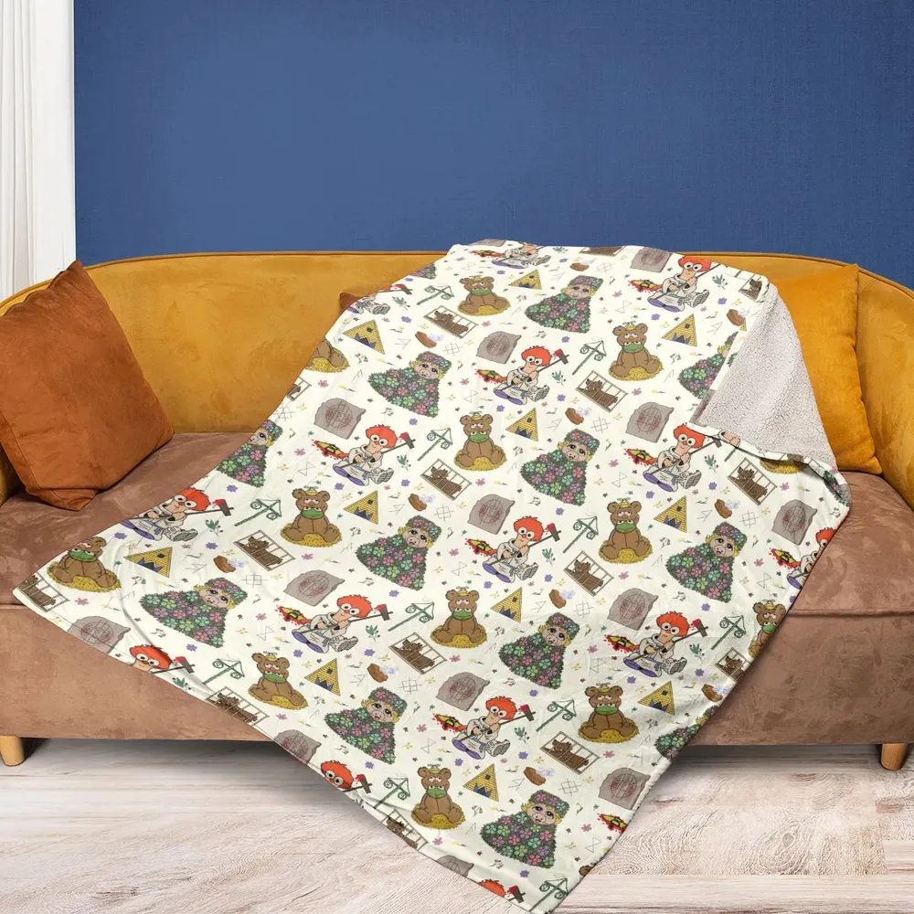 Festivites Midsommar Muppet Babies Fleece Blanket - 2