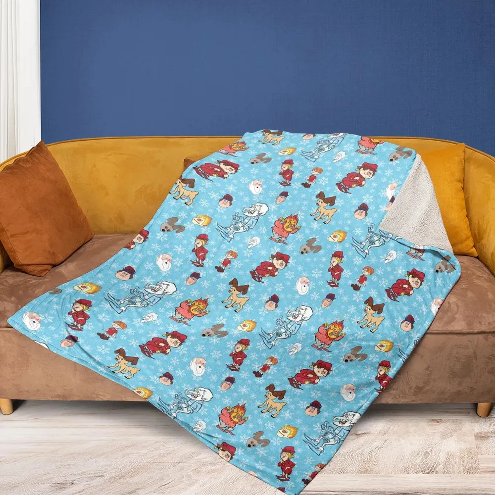 A Miser Brothers The Year Without a Santa Claus Fleece Blanket - 2