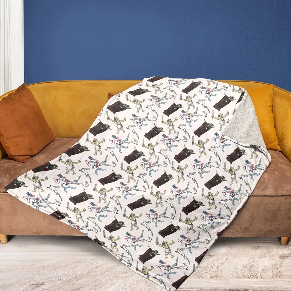 The Killer Rabbit Monty Python Fleece Blanket - 2