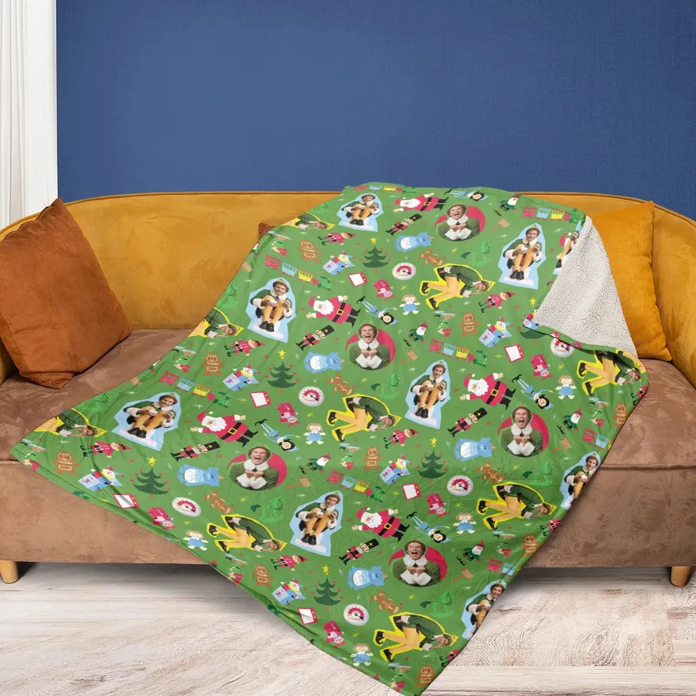 Santa Know Him Elf Fleece Blanket - 2