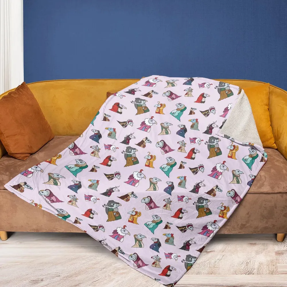 Cute Skeksis The Dark Crystal Fleece Blanket - 2