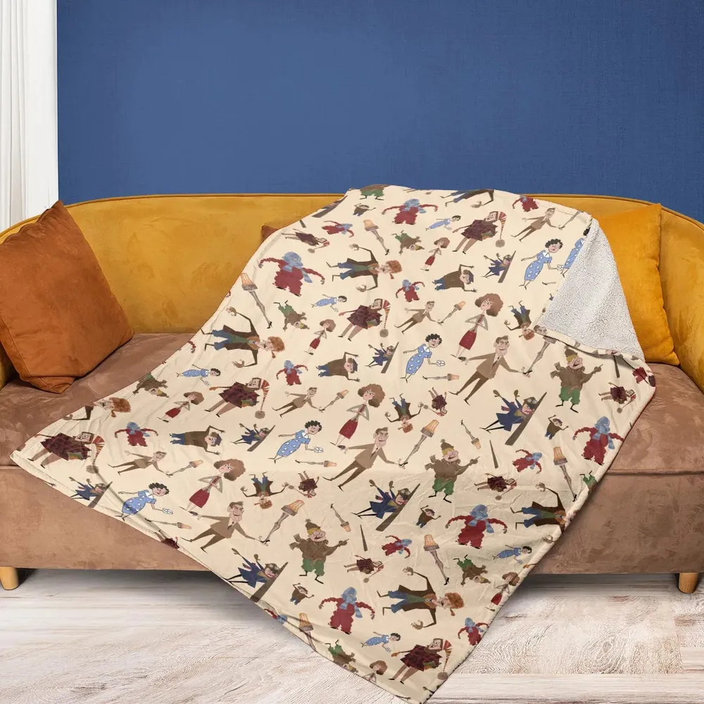 A Christmas Story Characters Fleece Blanket - 2