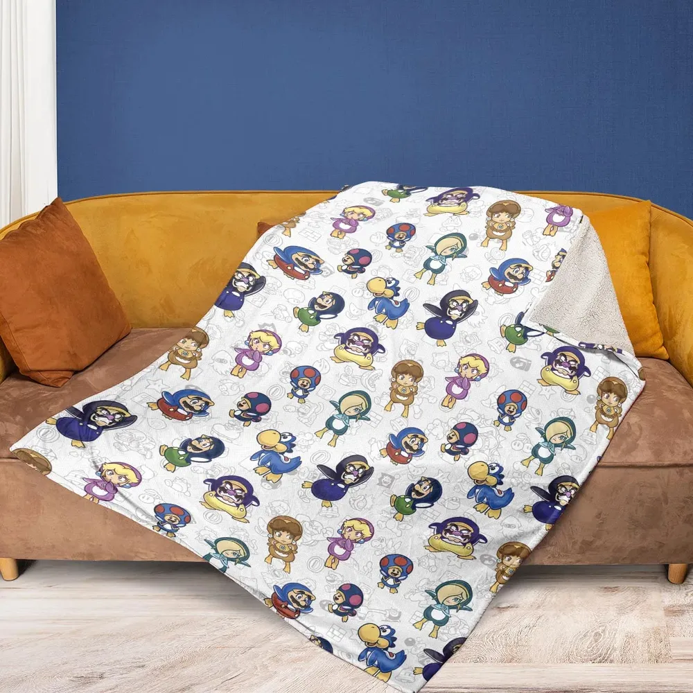 Penguin Party Super Mario Fleece Blanket - 2
