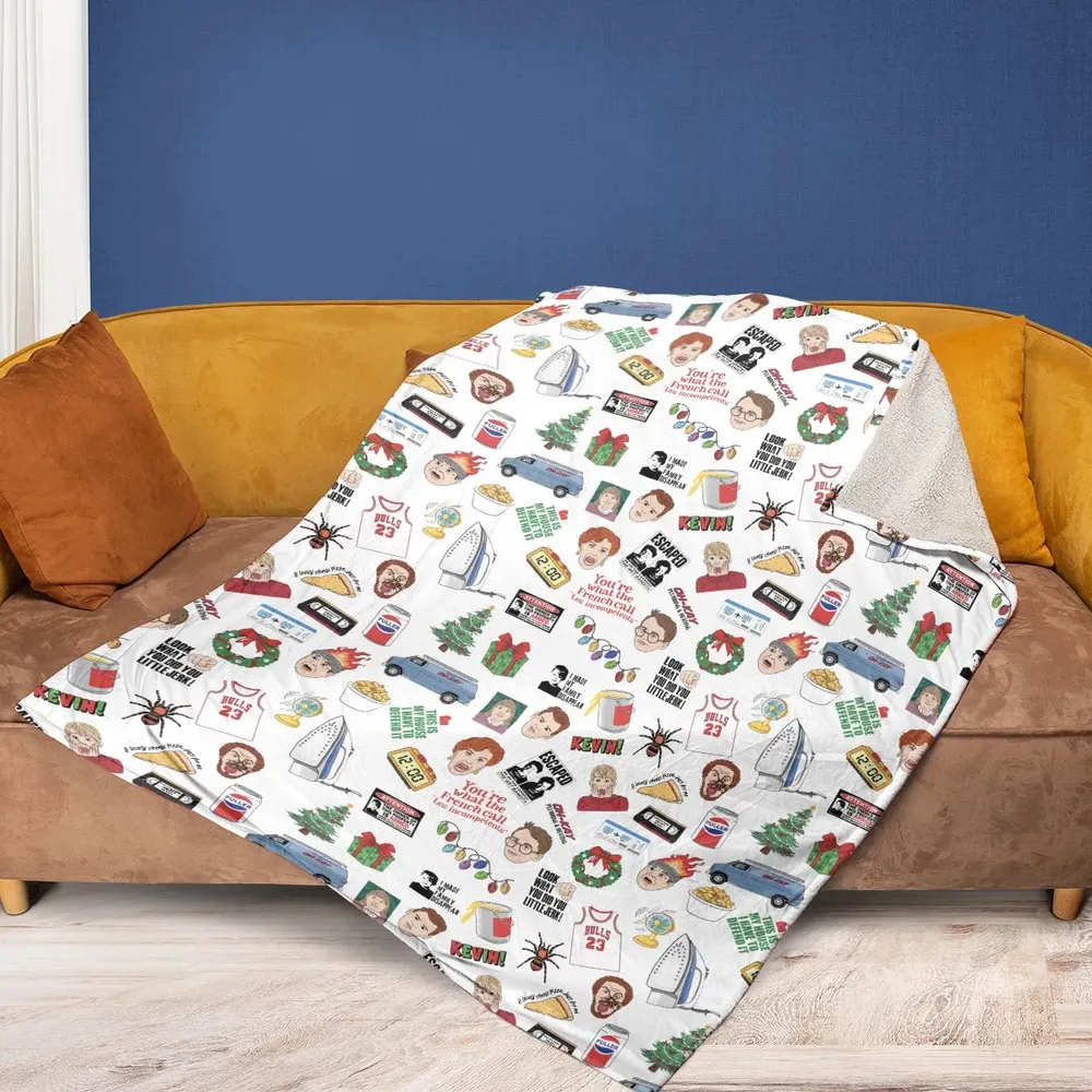 Holiday Pranks Home Alone Fleece Blanket - 2